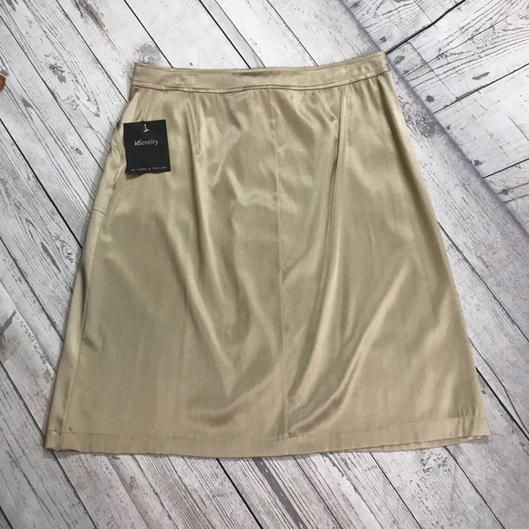 Dresses & Skirts - Id/ entity by Lord & Taylor silk skirt NEW!